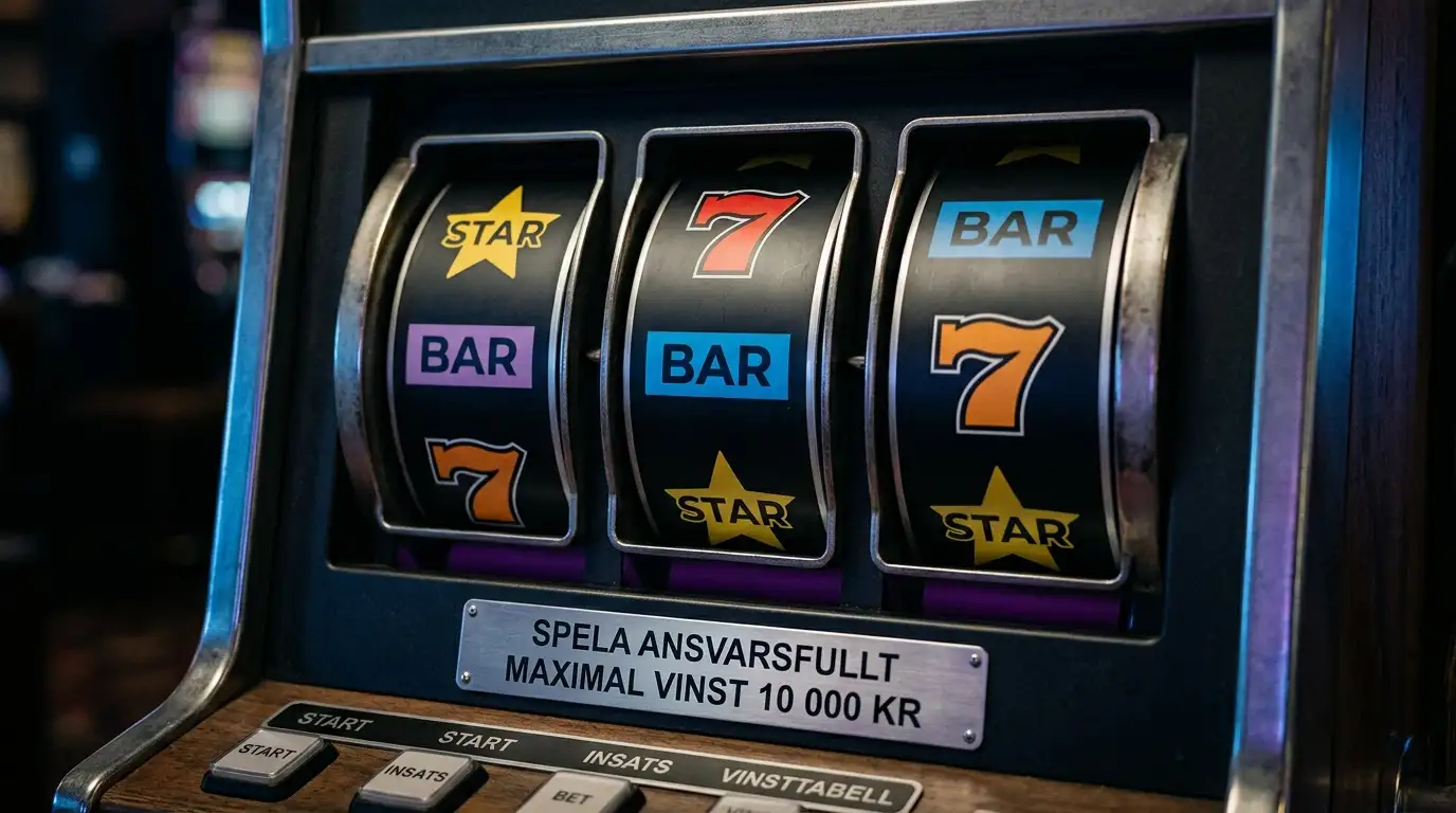 Slots och RTP på casino utan spelpaus 2026 med generiska symbolhjul